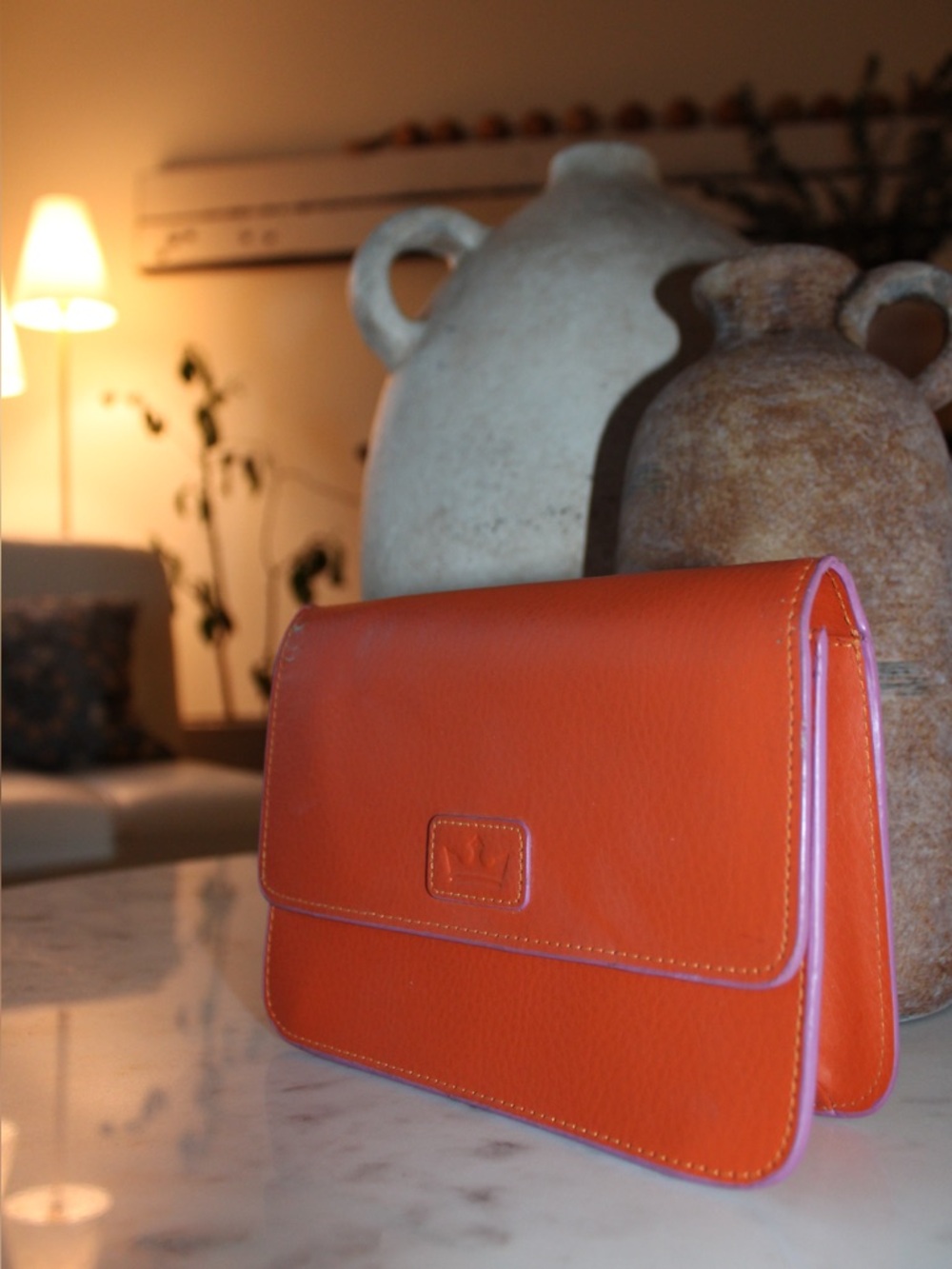 Orange travel Bag